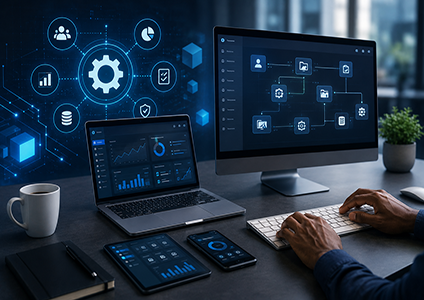 Interface logicielle de gestion d'entreprise